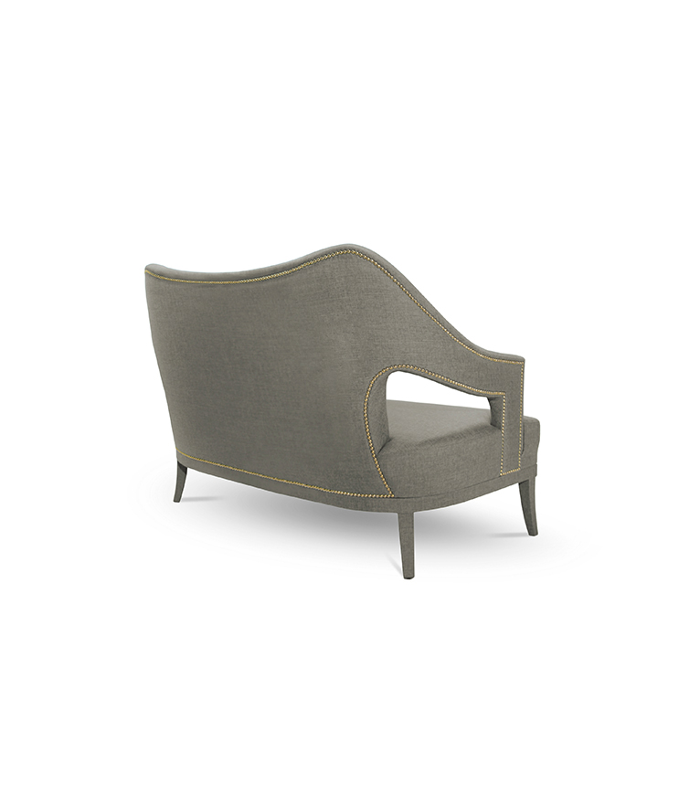 Nº20 2 Seat Sofa - With A Modern Design Fully Upholstered In Twill - Home'Society