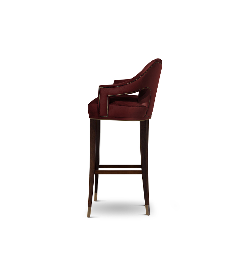Nº20 Bar Chair - Upholstered In Twill With A Modern Design - Home'Society