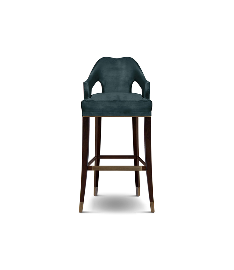 Nº20 Bar Chair - Upholstered In Twill With A Modern Design - Home'Society
