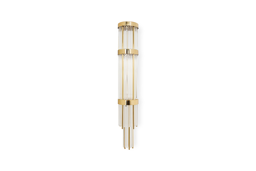 Pharo Wall Light - In Gold-Plated Brass With A Modern Design