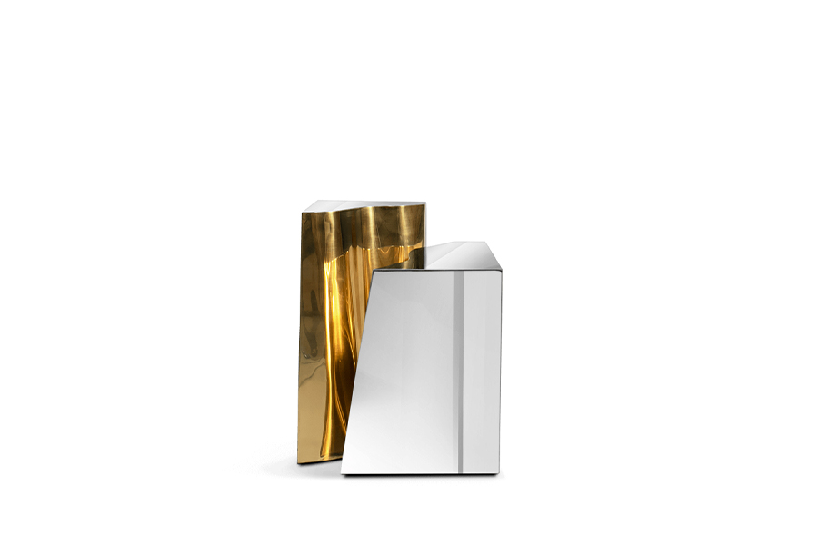 Lapiaz Side Table - Made In Brass With An Exquisite Design