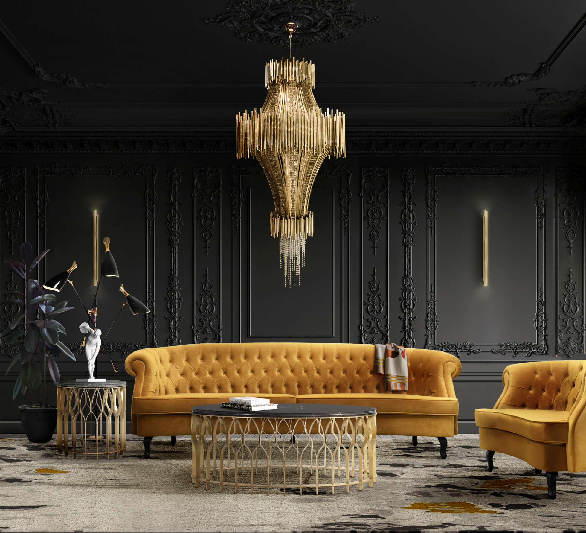 Luxury Living Room Design - Home's Society