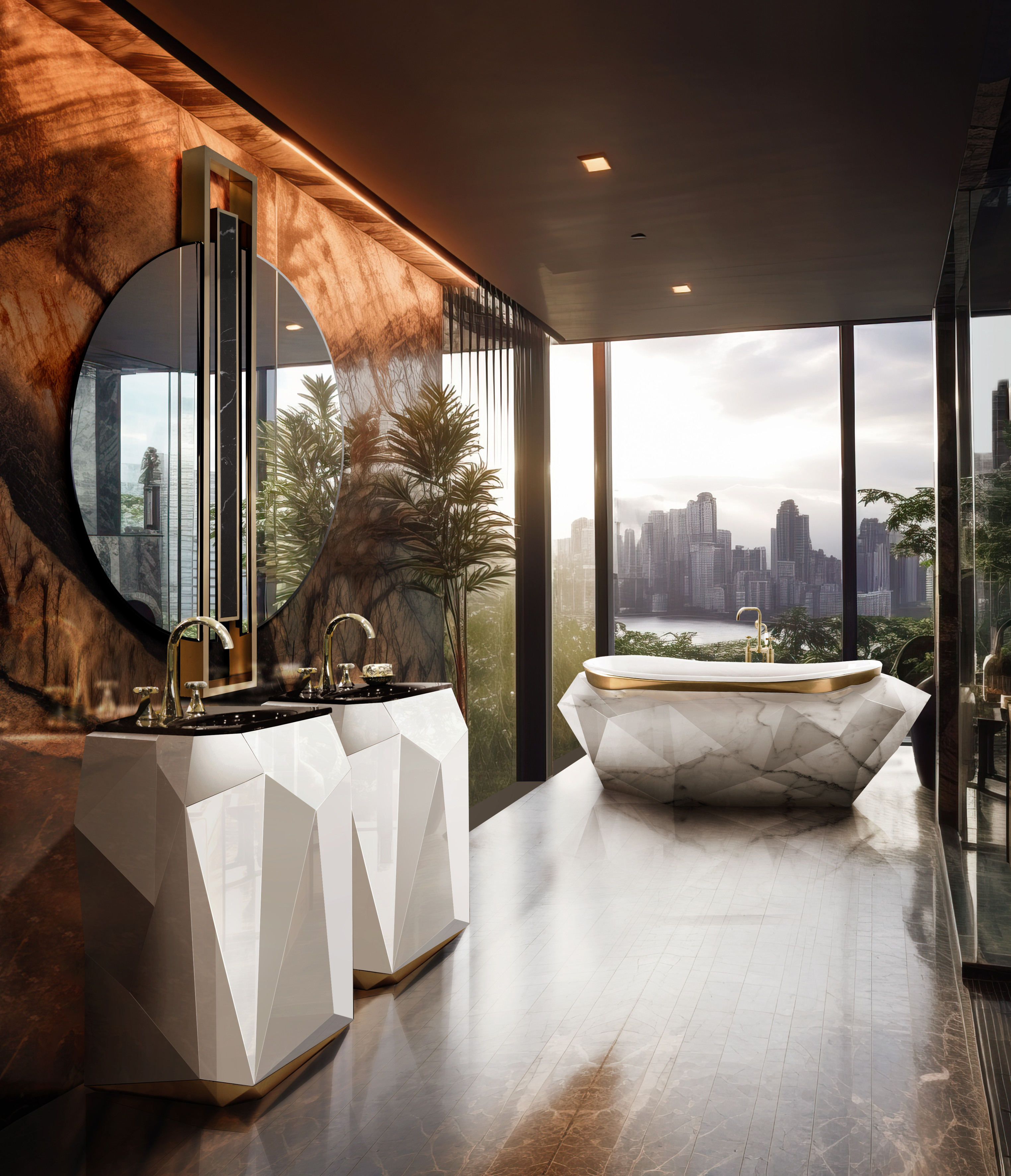 Blending Functionality Into Luxury Bathroom Designs - Home's Society