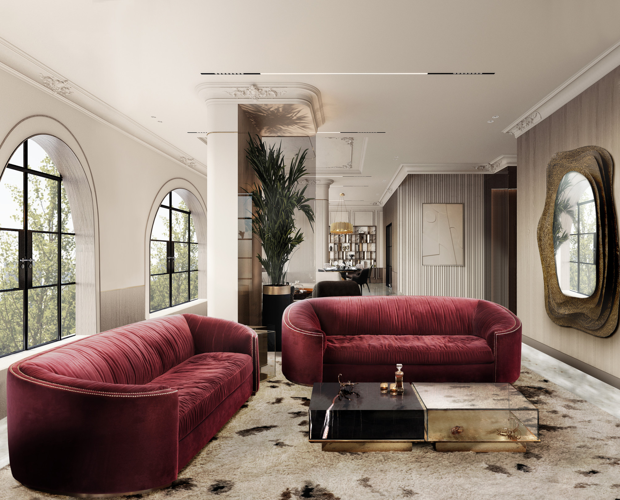Modern Luxury Living Room Design - Home's Society