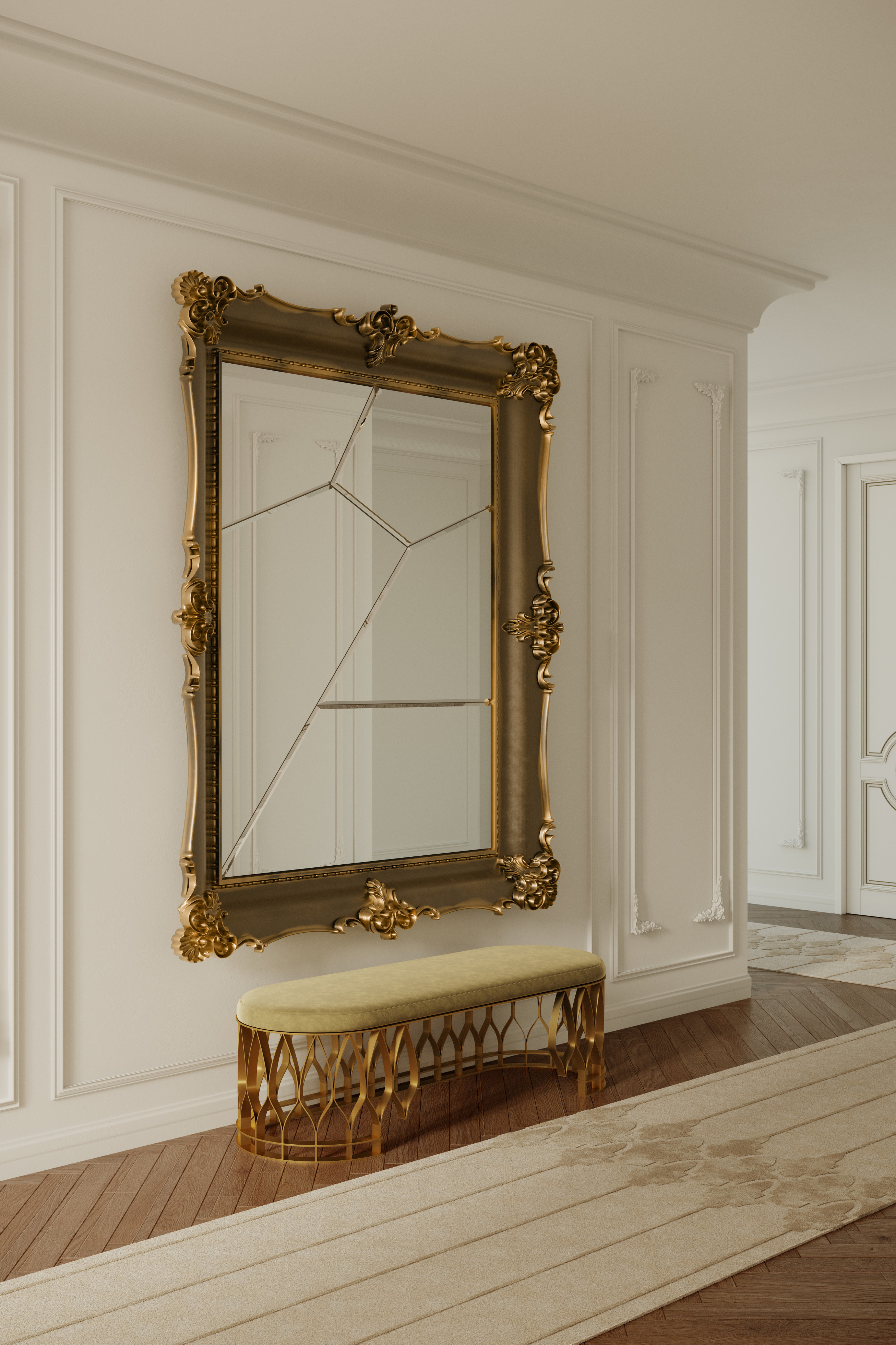 Elegant And Luxurious Hallway Design - Home's Society